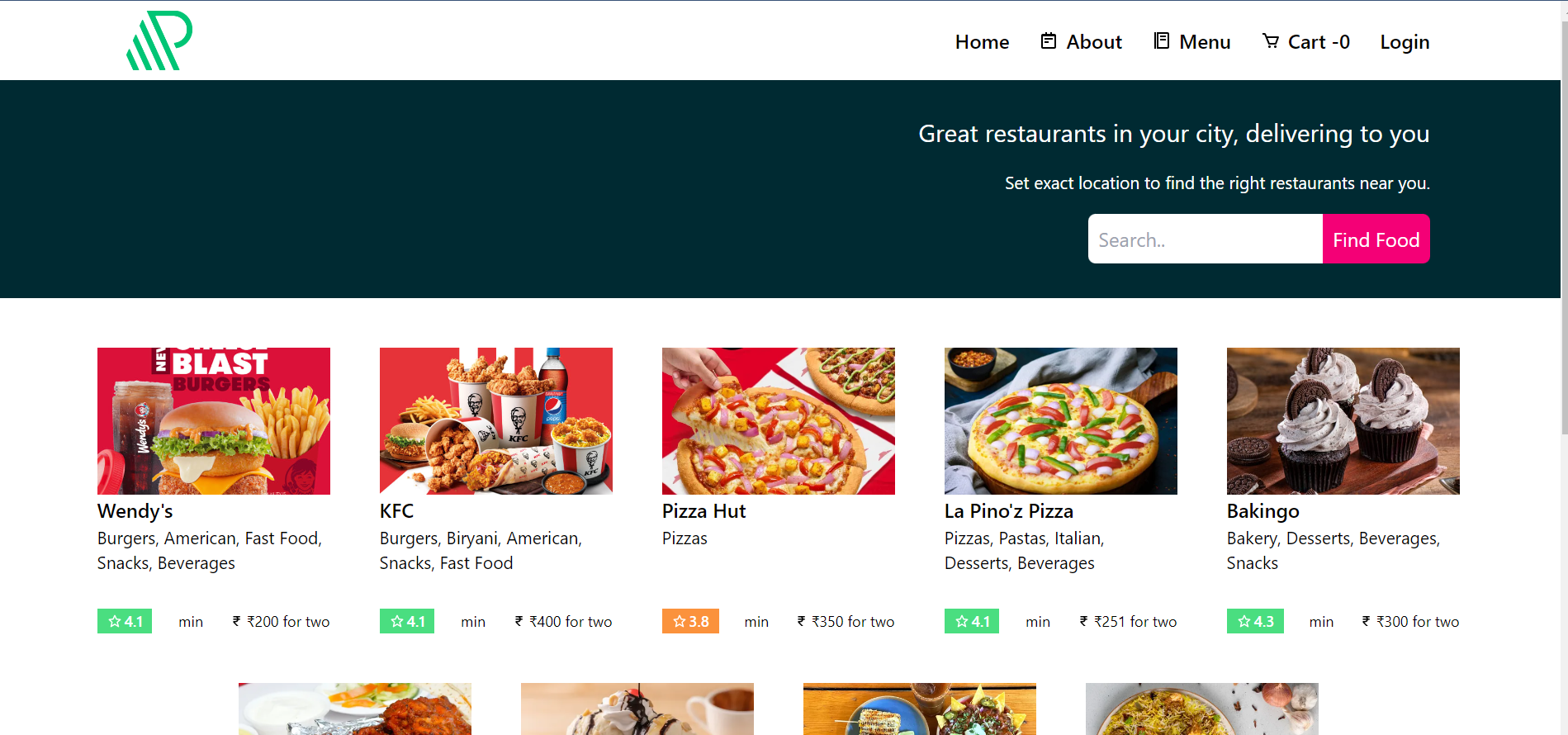 Food Ordering App